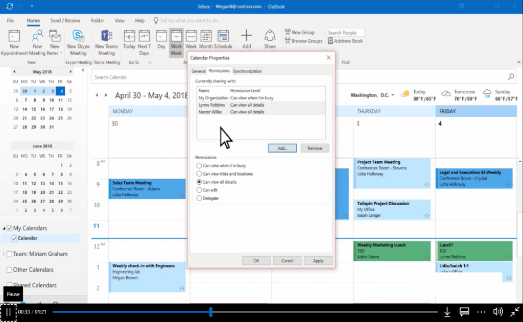 How to Share Outlook Calendar